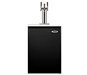 Summit SBC490BI-2 Dual Faucet Built-in Kegerator in Black