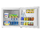 Summit FFAR2L7 1.8 c.f. White Compact All Refrigerator with Lock - Commercially Approved