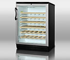 Summit SWC6GBL 51-Bottle Wine Refrigerator - Black