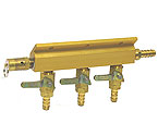 1743S - Aluminum Three-Way Air Distributor with Safety