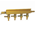1744S - Aluminum Four-Way Air Distributor with Safety