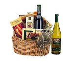 Traditional Wine & Gourmet Gift Basket