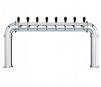 AC228-8 Stainless Steel 8 Faucet - 3.3 Inch Column - Glycol Cooled