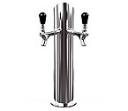 GFA152-2 - Gefest 2 Air - Polished Stainless Steel 2-Faucet Beer Tower - Air Cooled