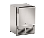 U-Line SS1095FC-03 110V Stainless Steel Marine Crescent Ice Maker - Flush to Cabinet