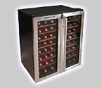 Vinotemp VT-48TEDS-2Z 48-Bottle Dual Zone Thermoelectric Wine Cooler