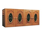 Vinotemp Napoleon 400 Credenza Wine Cellar w/ Glass Doors - 304 Bottle Count