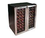 Vinotemp VT-48TEDS-2Z 48-Bottle Dual Zone Thermoelectric Wine Cooler
