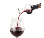 Final Touch WA71 Glass Wine Scent and Flavour Enhancer with Wood Stand and Glass Stopper