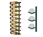 WS31-CHROME - 9 Bottle Vintage View Wine Rack - Chrome Finish