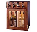 WineKeeper Napa 4 Bottle 2 Red 2 White Wine Dispenser Preservation Unit - Mahogany - 7755