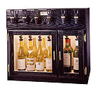 WineKeeper 4-ORS - Sonoma 4 Bottle Wine Dispenser Preservation Unit - Oak