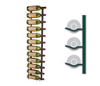 Vintage View WS41-P - 12 Bottle VintageView Wine Rack - Platinum Series Finish