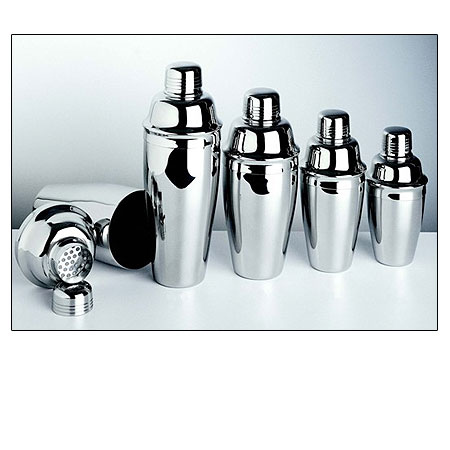 Lustrum 8037 Stainless Steel Cocktail Shaker Set - 24 oz.