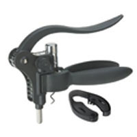 Oggi 7098 3-Piece Wine Bottle Opener Set - Black