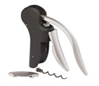 Oggi Nautilus 7305.3 - Three Piece Wine Bottle Opener Set - Black