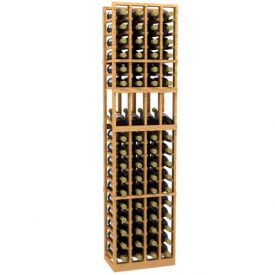 Enlarge Allavino 4 Column 68 Individual Bottle Display Wood Wine Rack