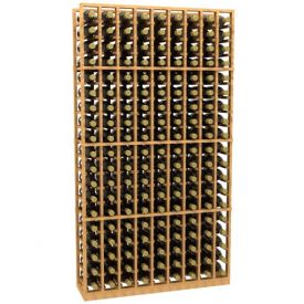 Enlarge 9 Column Wood Wine Rack