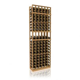 Enlarge Allavino 7' Six Column 114 Bottle Wood Wine Rack with Display Row
