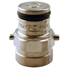 Enlarge John Wood Pin Lock 2-Pin Tank Plug 9/16-18 Gas