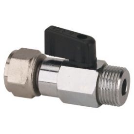 Enlarge 1721AB - Straight Shut-Off Valve - Brass
