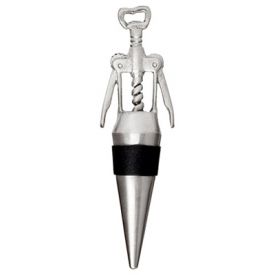 Enlarge Classico Solid S/S Bottle Stopper-Wing Corkscrew Top