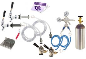 Enlarge Kegco Deluxe Two Keg Door Mount Kegerator Conversion Kit