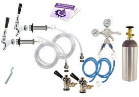 Enlarge Kegco Standard Two Keg Door Mount Kegerator Beer Tap Conversion Kit