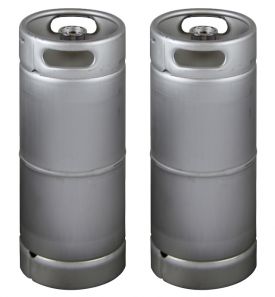 Enlarge Two Kegco brand new 5 Gallon Commercial Kegs - Drop-In D System Valve