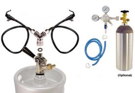 Enlarge Kegco Standard Double Faucet Party Kegerator Conversion Kit