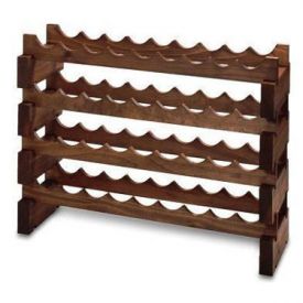 Enlarge 48 Bottle Modular Wine Rack - Stained