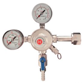 Enlarge Kegco 542 - Premium Pro Series Commercial Grade Dual Gauge Co2 Keg Beer Kegerator Regulator