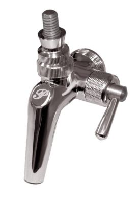 Enlarge Perlick PERL 545PC Keg Beer Flow Control Adjustable Faucet - Stainless Steel