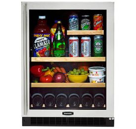 Enlarge Marvel 6GARM-BS-G-L Luxury Series Beverage Center - Stainless Steel Framed Glass Door - Left Hand Hinge