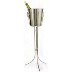 Enlarge Ideal 3 Legged Wine Stand with Wine Chiller Bucket