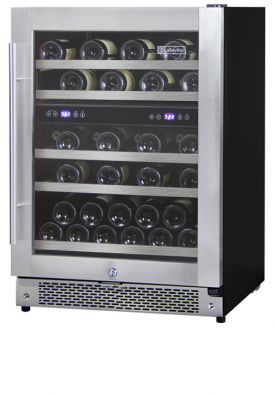 Enlarge Allavino AWR44-2SR - 43 Bottle Dual Zone Wine Refrigerator - Straight Handle
