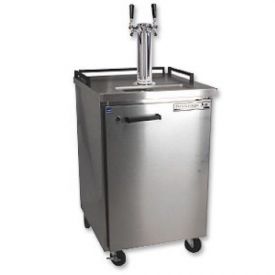 Enlarge Beverage-Air BM23S-2 Dual Faucet Keg Refrigerator - Stainless Steel