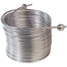 Enlarge Jockey Box Stainless Steel Cooling Coil, Left Hand, 50' x 5/16