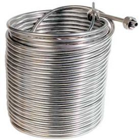 Enlarge Jockey Box Stainless Steel Cooling Coil, Left Hand, 120' x 3/8