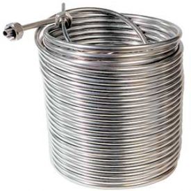 Enlarge Jockey Box Stainless Steel Cooling Coil, Right Hand, 120' x 3/8
