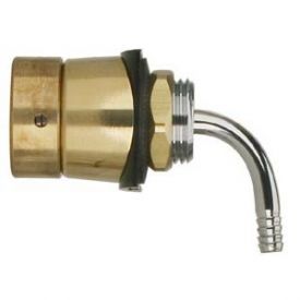 Enlarge Elbow Shank Assembly, Polished Brass 3/16 barb