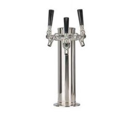 Enlarge D4743TTSS - Polished Stainless Steel 3-Faucet Beer Tower - 3