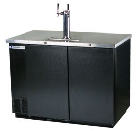 Enlarge Beverage-Air Kegerator DD50-B Two Keg Beer Cooler - Black Vinyl