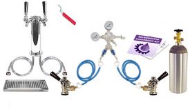 Enlarge Kegco Deluxe Two Keg Tower Kegerator Conversion Kit