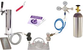 Enlarge Kegco Deluxe Homebrew Draft Tower Kegerator Conversion Kit