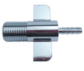 Enlarge Kegco 903 Duplex Coupler - Hex Nut to Beer Line Cleaning Attachment