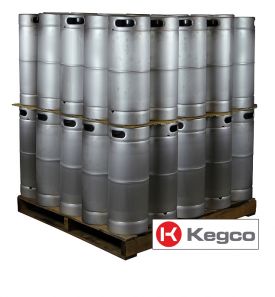 Enlarge Pallet of 50 Kegco brand new 5 Gallon Commercial Kegs - Threaded D System Valve