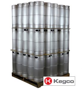 Enlarge Pallet of 75 Kegco brand new 5 Gallon Commercial Kegs - Threaded D System Valve