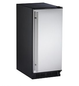Enlarge U-Line 1115RS-00 1000 Series Black Cabinet with Stainless Steel Door 3.0 Cu. Ft. Refrigerator - Right Hinge