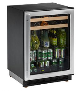 Enlarge U-Line 1175BEVS-00 Beverage Center - Stainless Steel Trimmed Door - Field Reversible